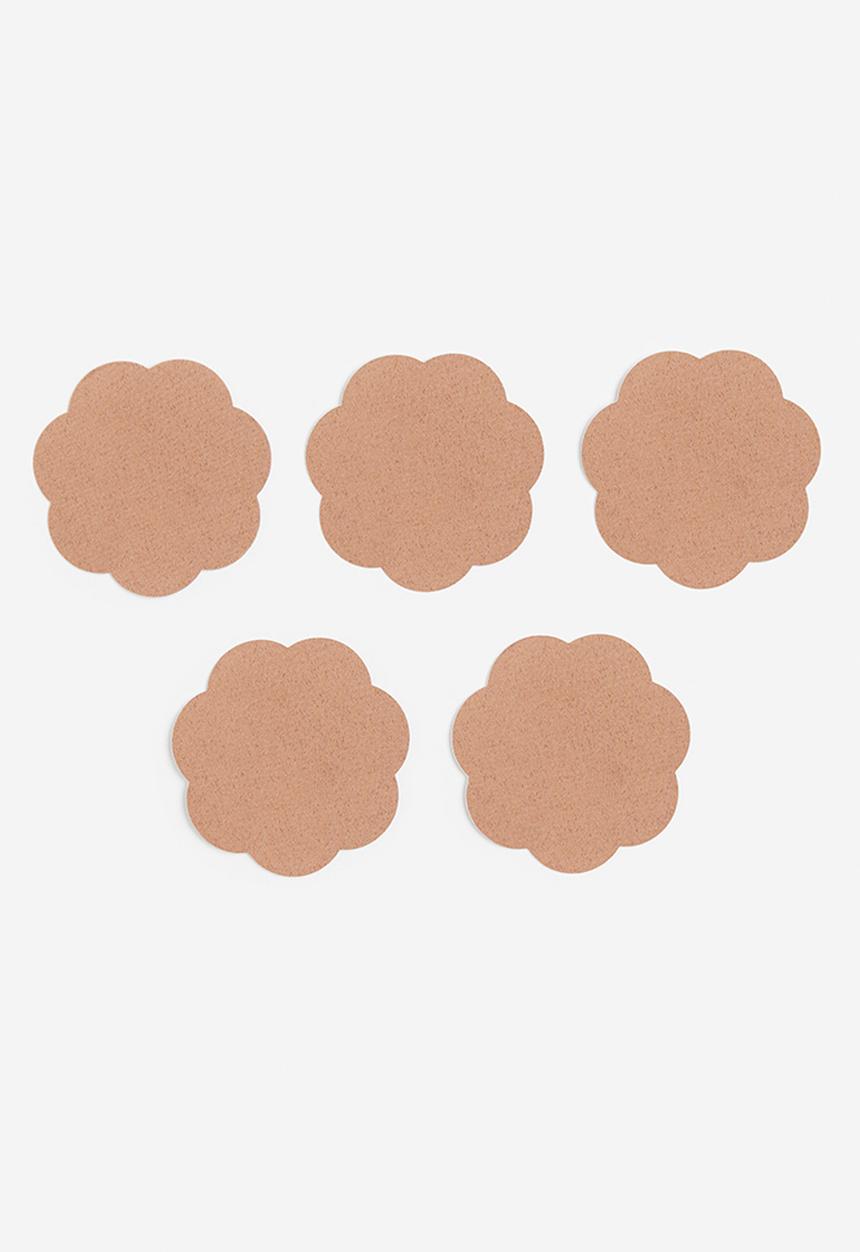 H&M - 5 pairs nipple covers - beige