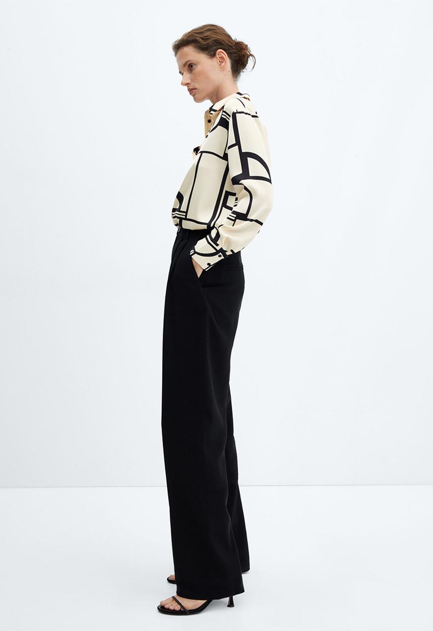 MANGO - Shirt ivanka - black