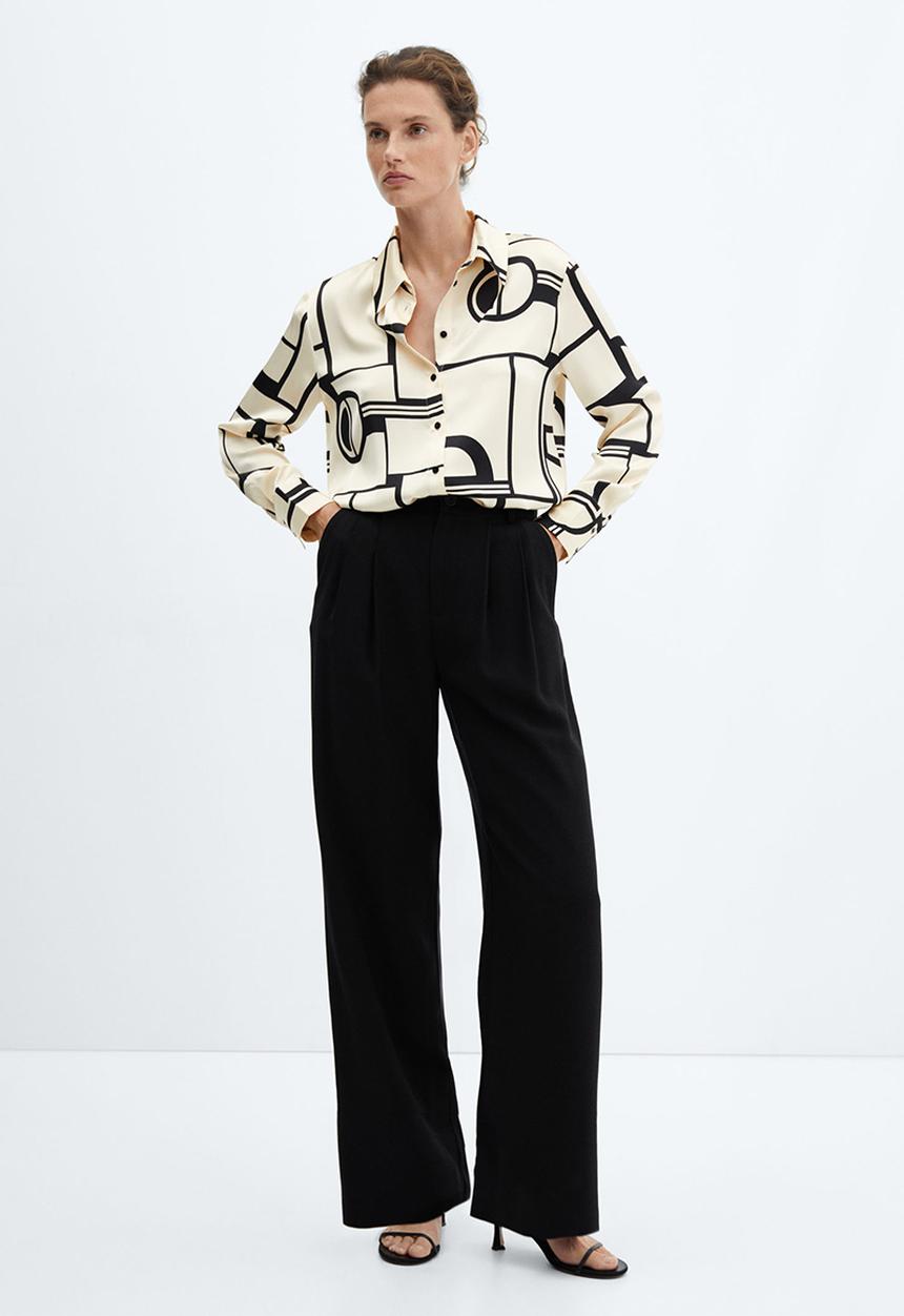 MANGO - Shirt ivanka - black