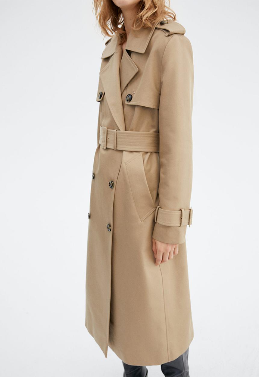 MANGO - Trench coat storm - light beige