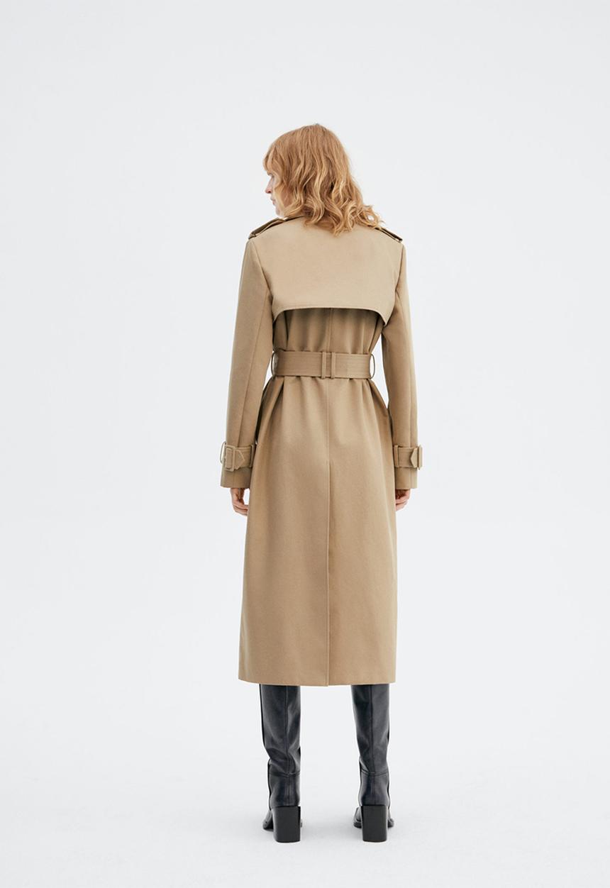 MANGO - Trench coat storm - light beige