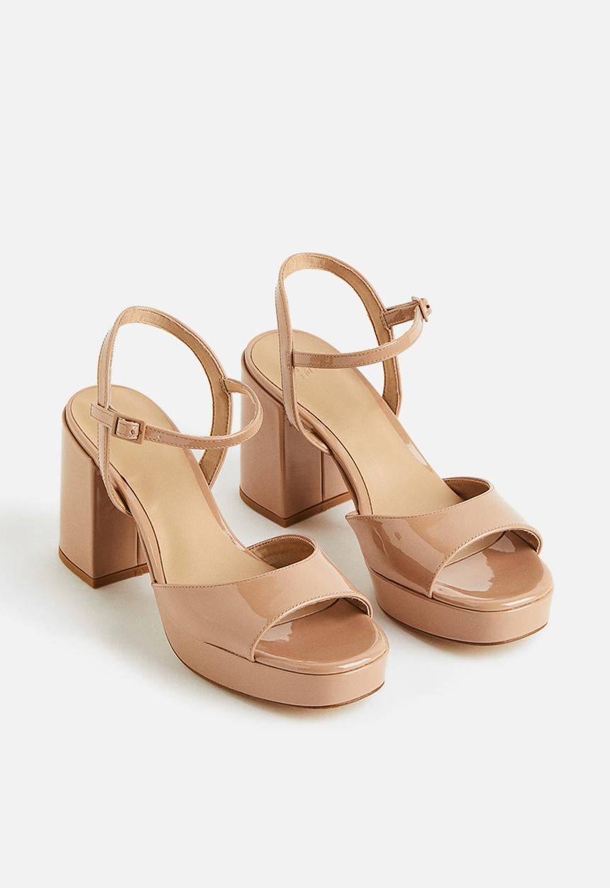 H&M - Platform sandals - beige