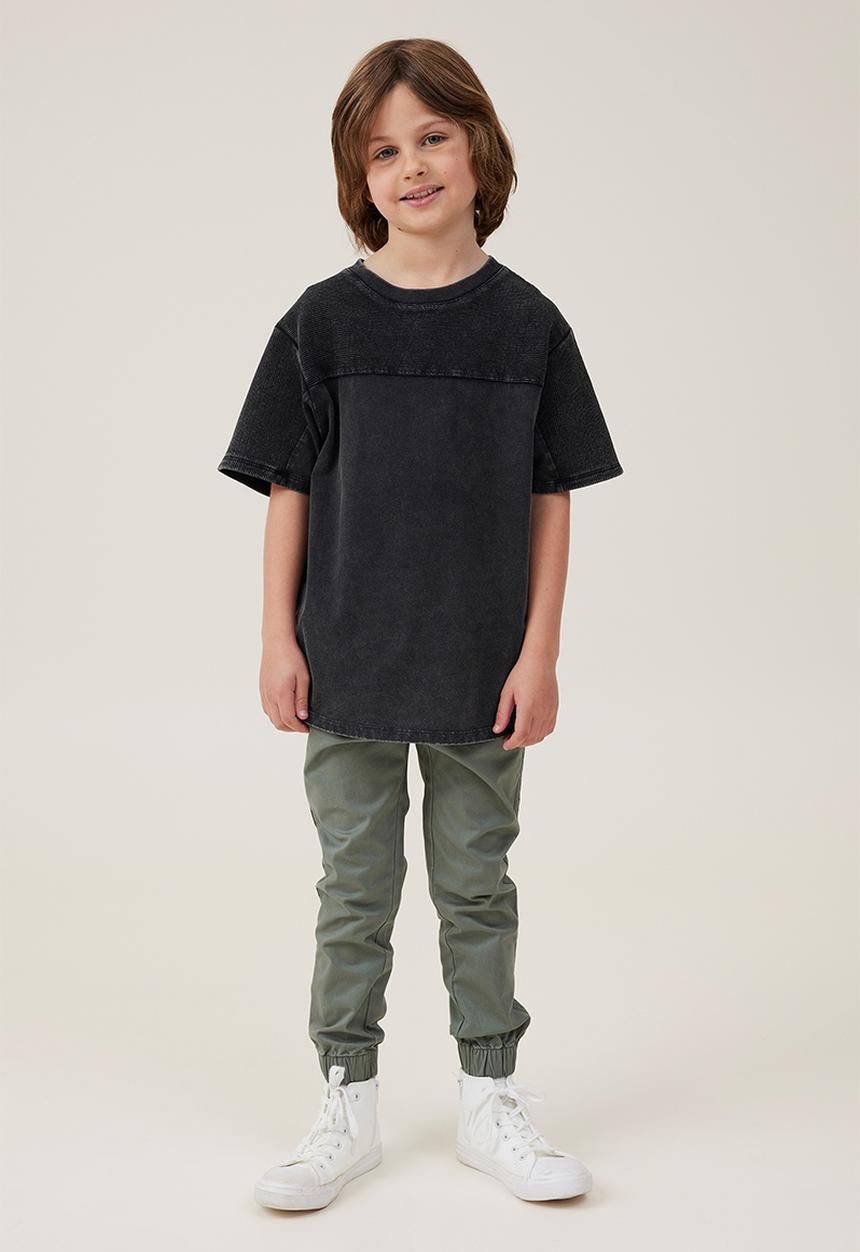 Cotton On - Will cuffed chino pant - swag green