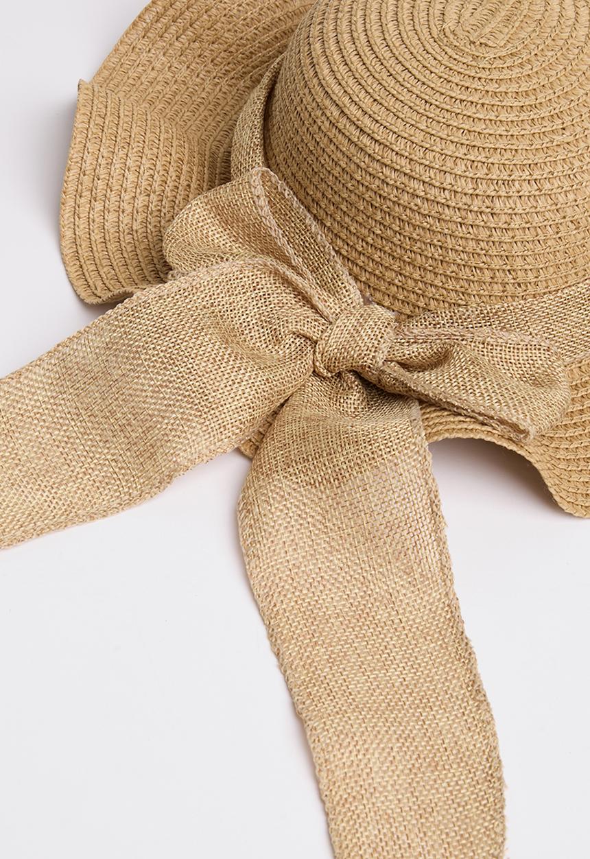 Pop Candy - Straw hat - brown