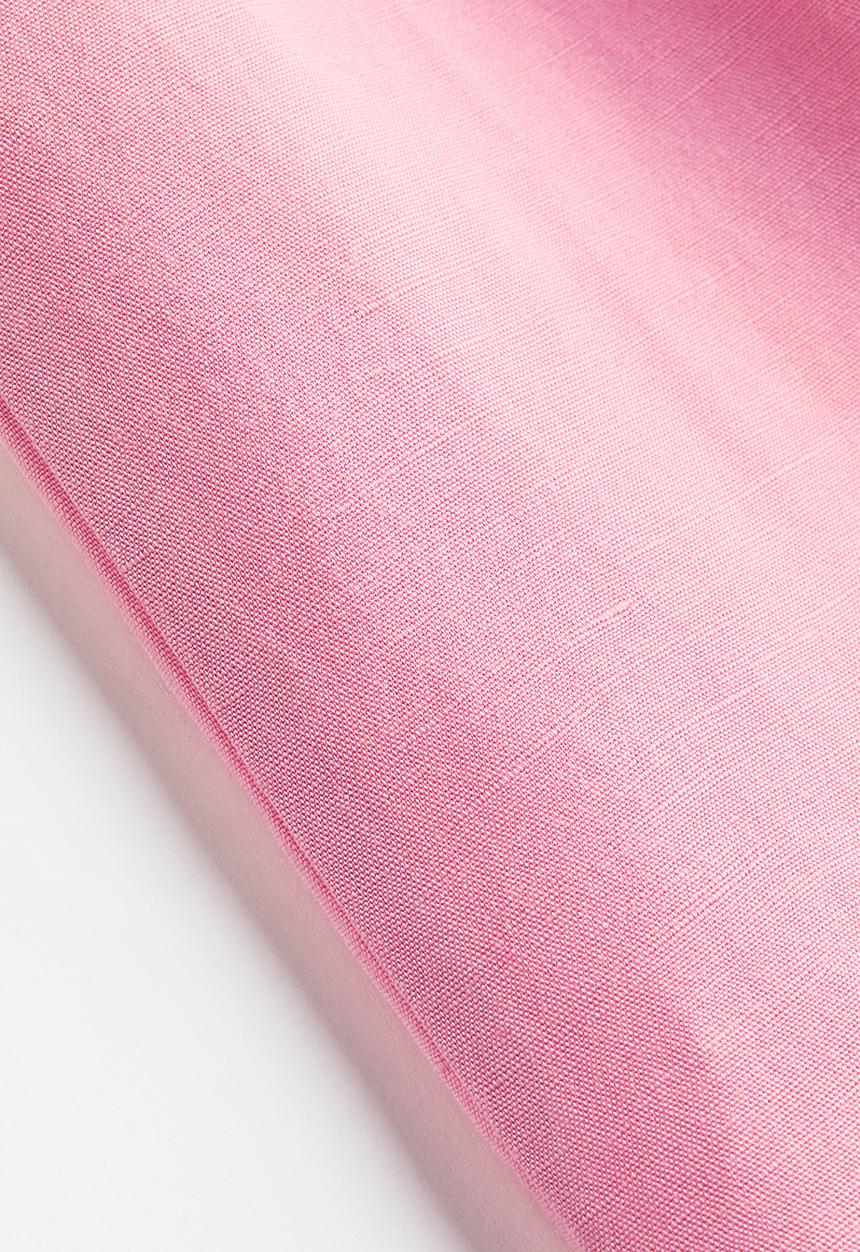 H&M - Wide linen-blend trousers - pink