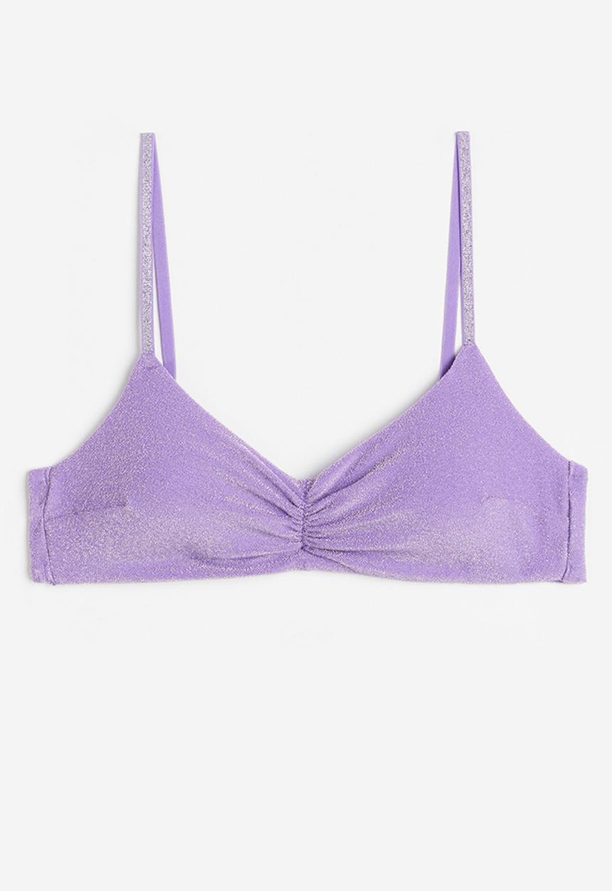 H&M - Padded bikini top - purple