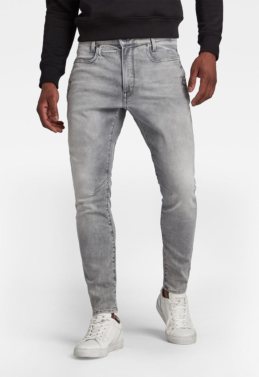 G-STAR - D-Staq 3D Slim Wess grey superstretch - antic faded radium