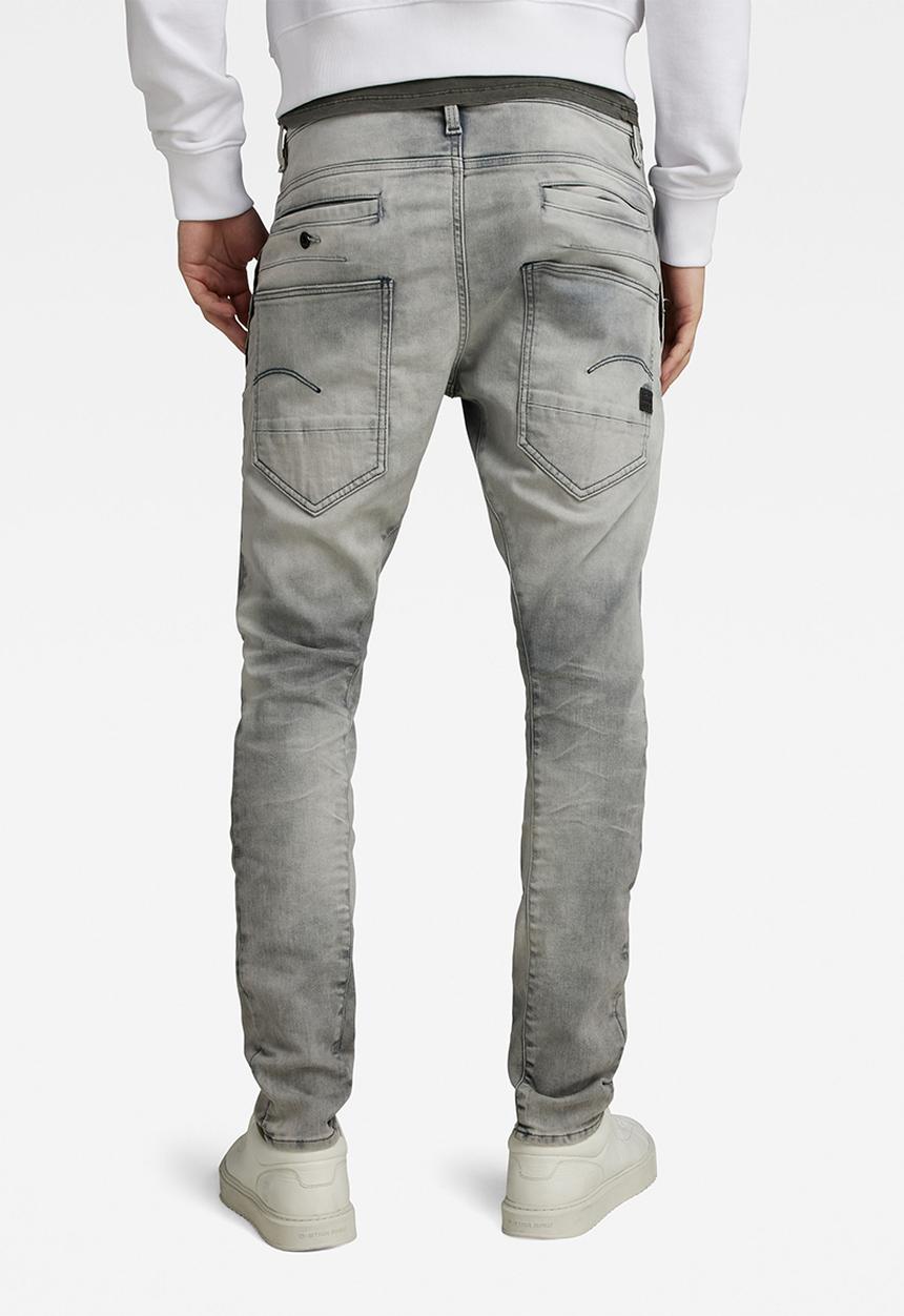 G-STAR - D-Staq 3D Slim Wess grey superstretch - antic faded radium