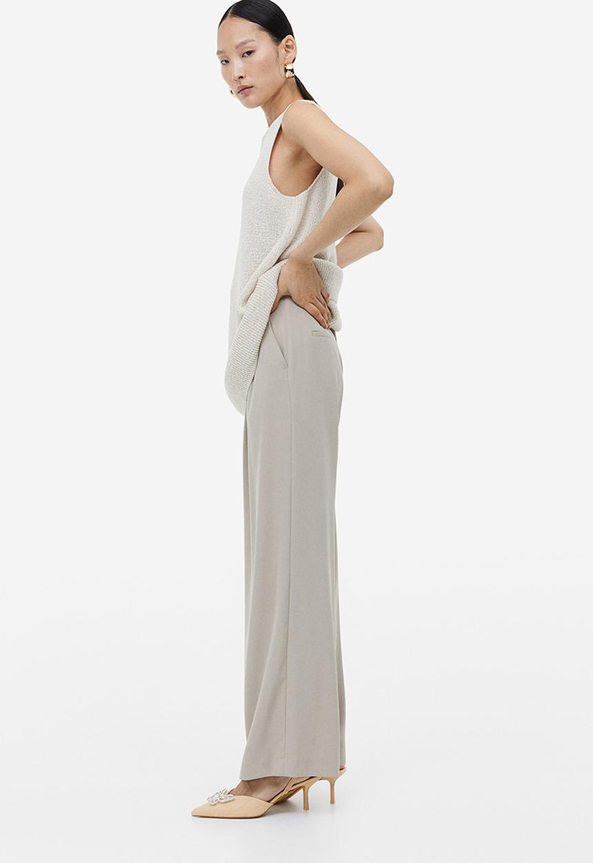 H&M - Butterfly-detail slingbacks - light beige
