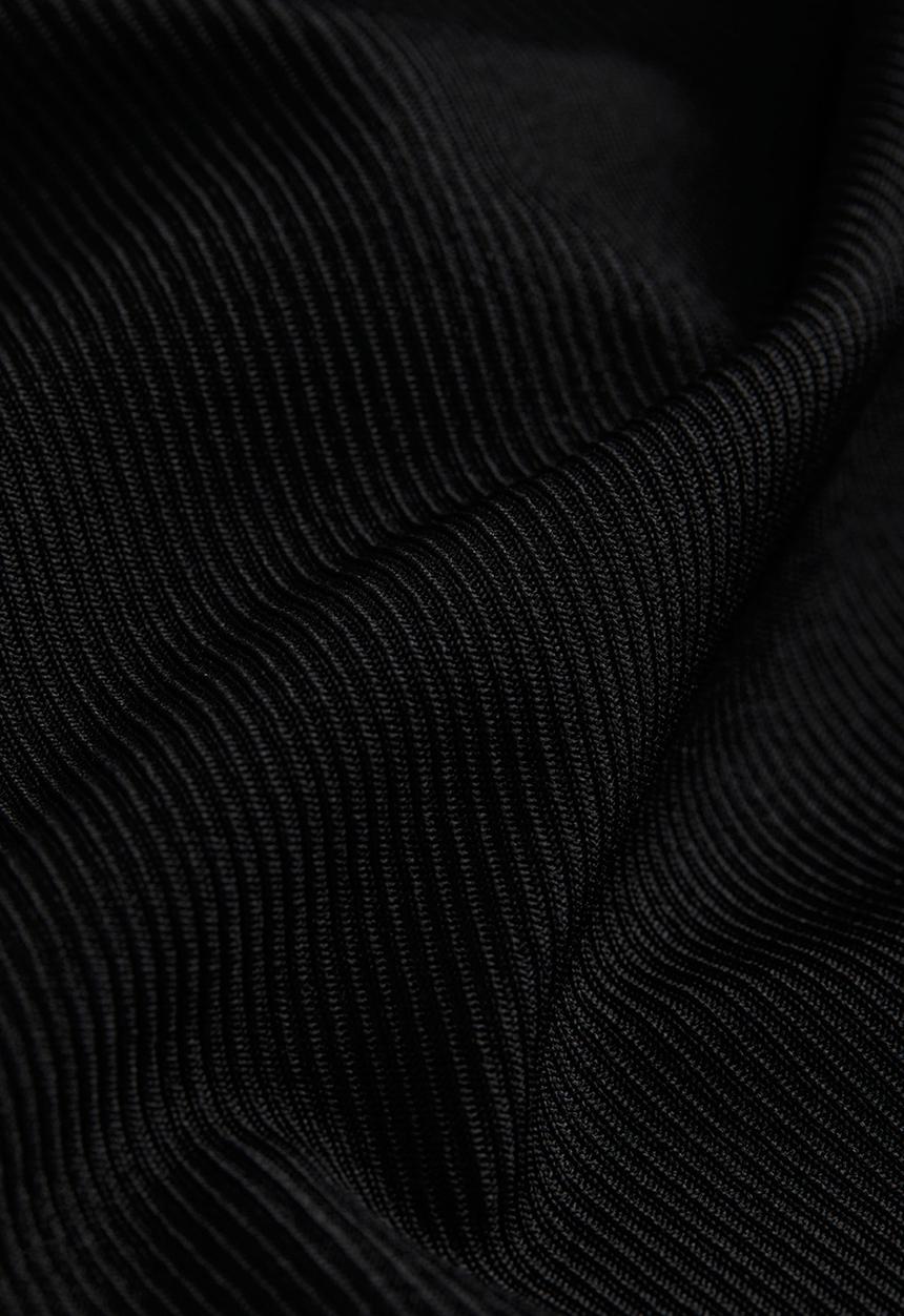 H&M - Draped jersey dress - black