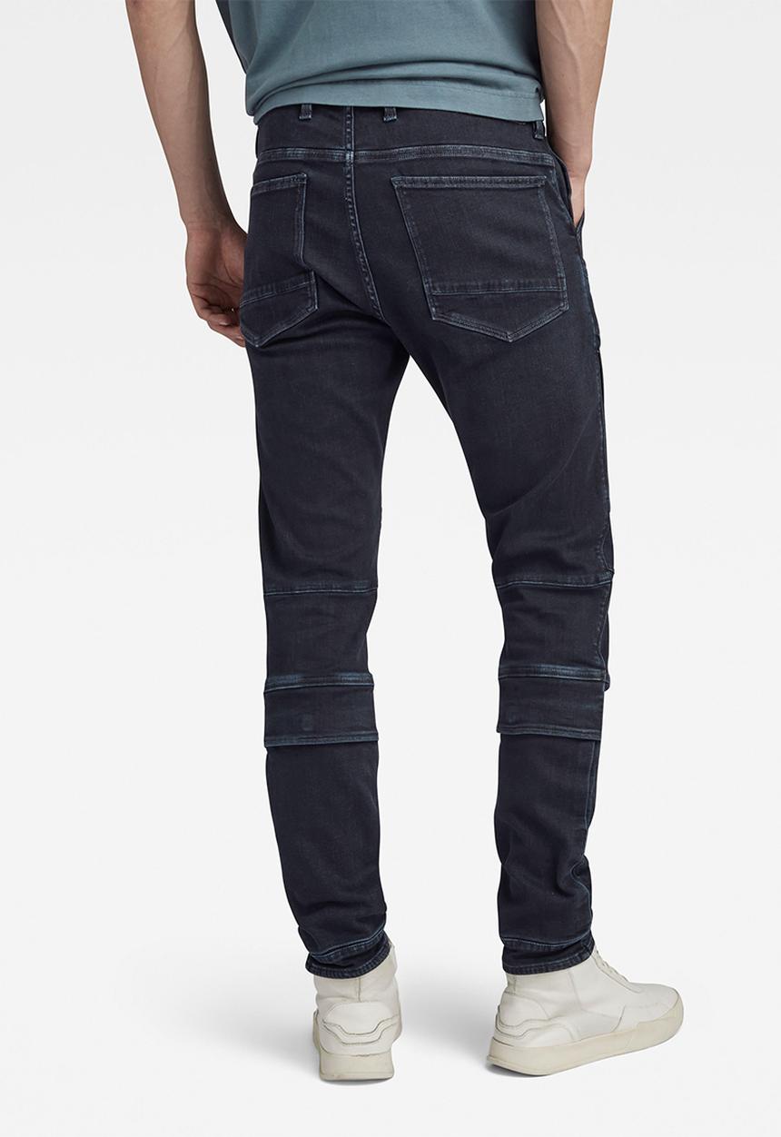 G-STAR - Airblaze 3D Skinny Elto black superstretch - worn in midnight blue od