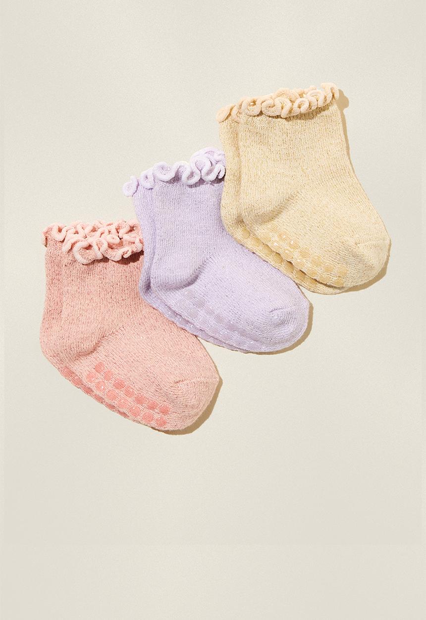 Cotton On - 3 Pack baby socks - multi 