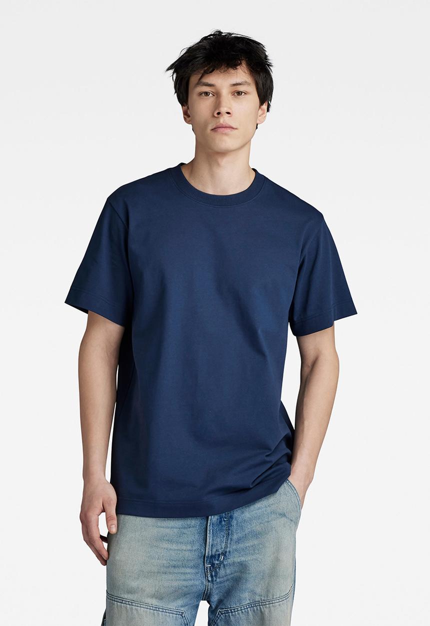 G-STAR - Essential loose r t Signe jersey o - sartho blue