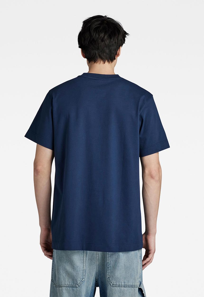 G-STAR - Essential loose r t Signe jersey o - sartho blue