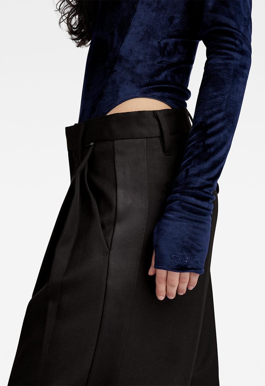 G-STAR - Loose Pleated Holiday Pant wmn -dk black
