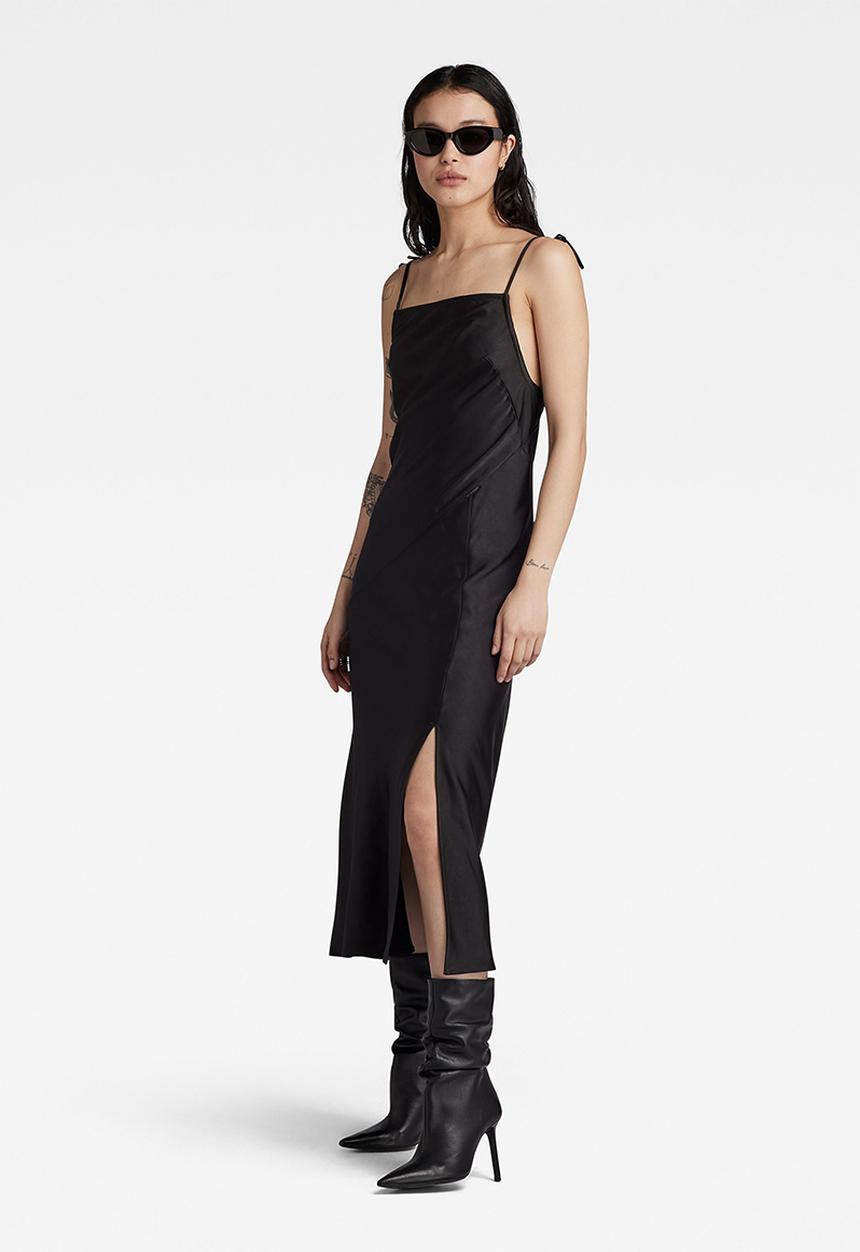 G-STAR - Slip dress s\less wmn - dk black