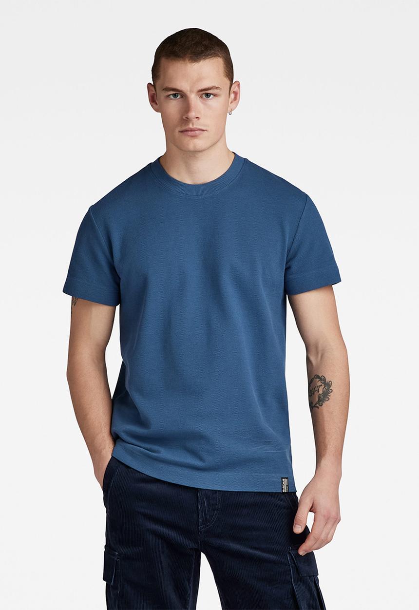 G-STAR - Essential pique r t Nelson pique o - rank blue