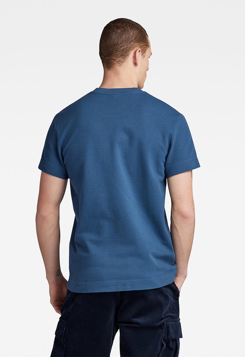 G-STAR - Essential pique r t Nelson pique o - rank blue