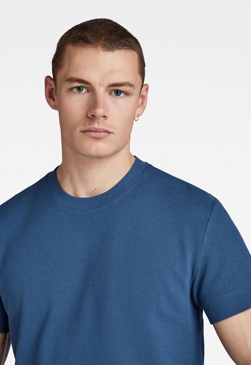 G-STAR - Essential pique r t Nelson pique o - rank blue