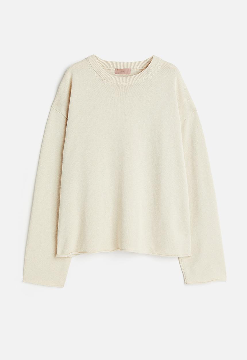 H&M - Fine-knit jumper - cream