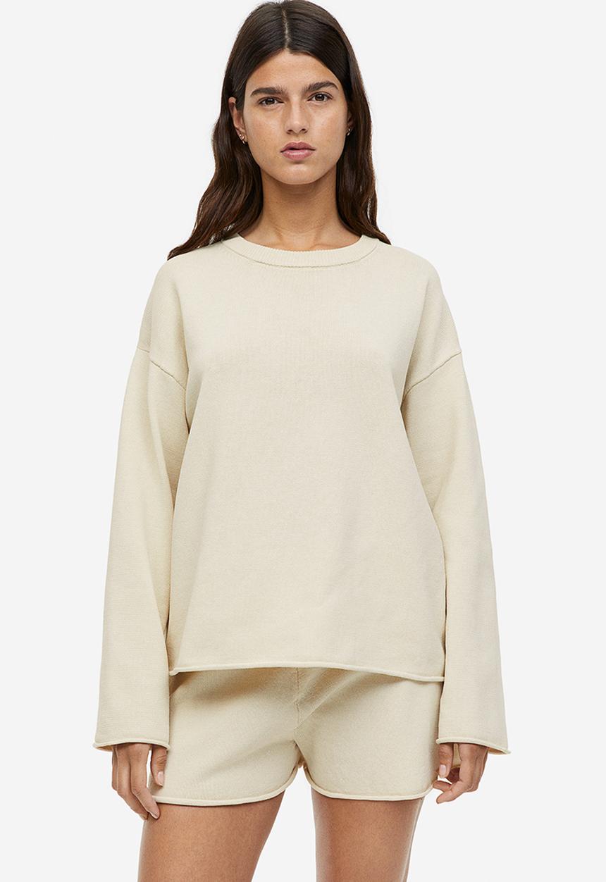 H&M - Fine-knit jumper - cream