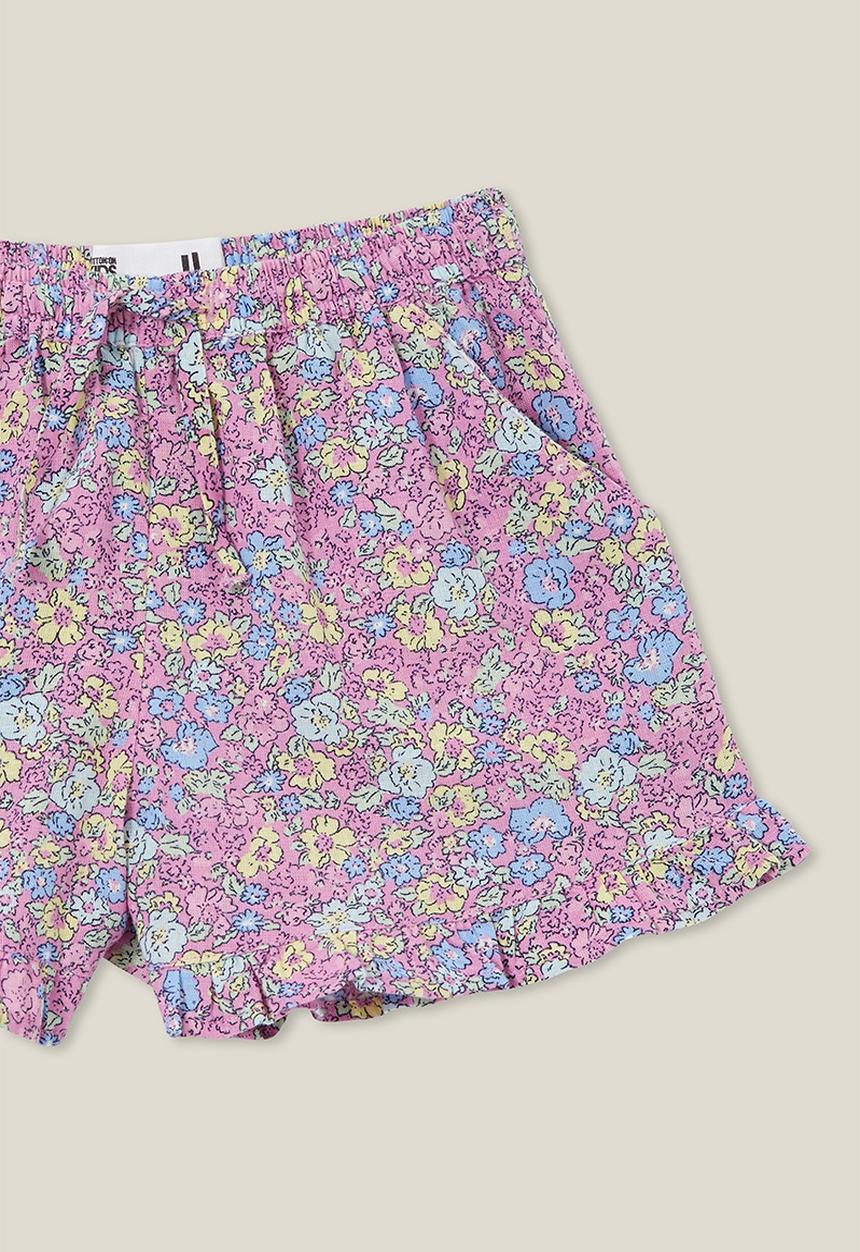 Cotton On - Abigail woven short - pale violet/middleton floral