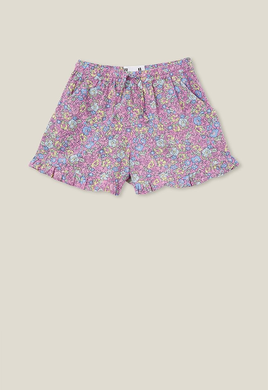 Cotton On - Abigail woven short - pale violet/middleton floral