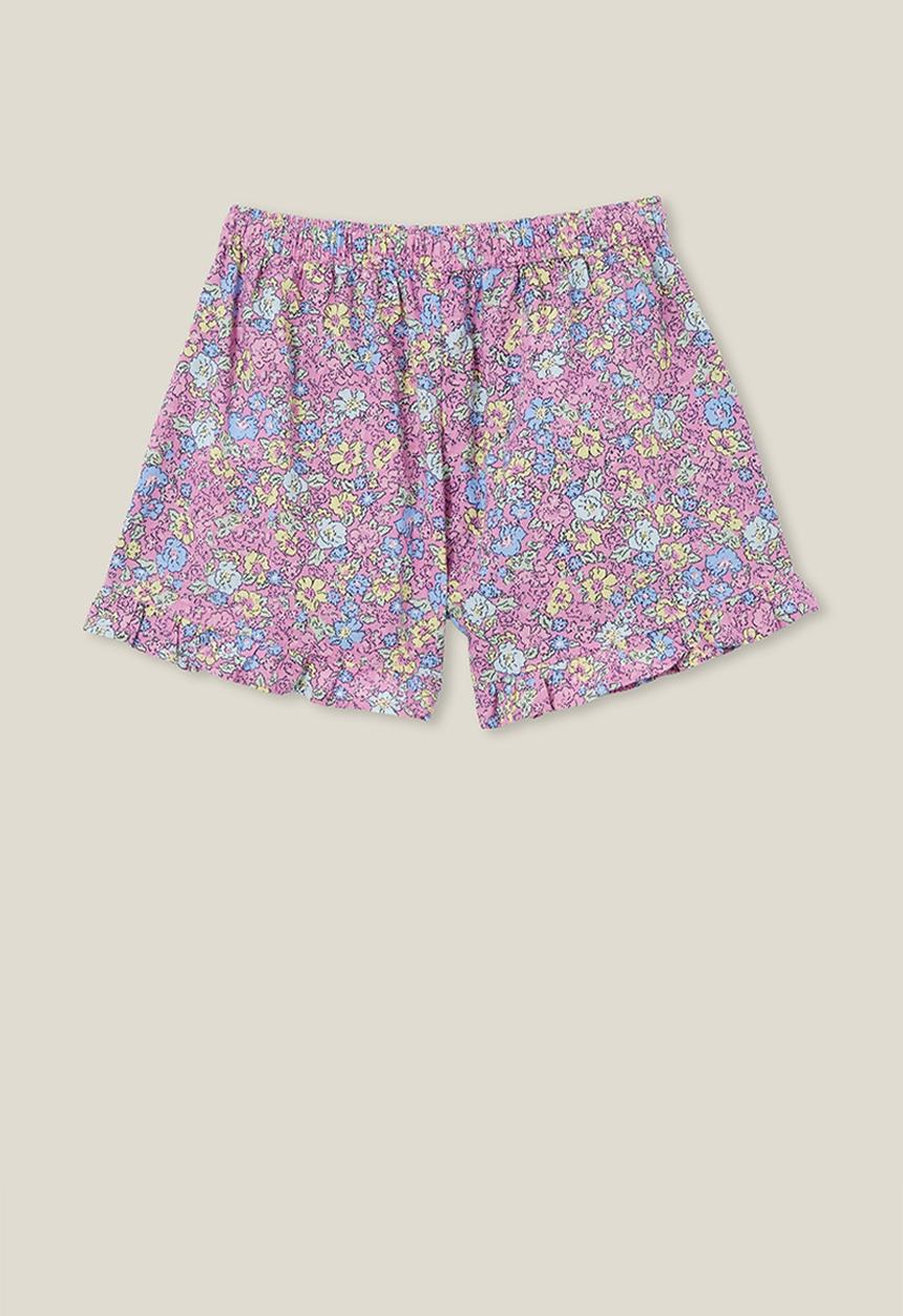 Cotton On - Abigail woven short - pale violet/middleton floral