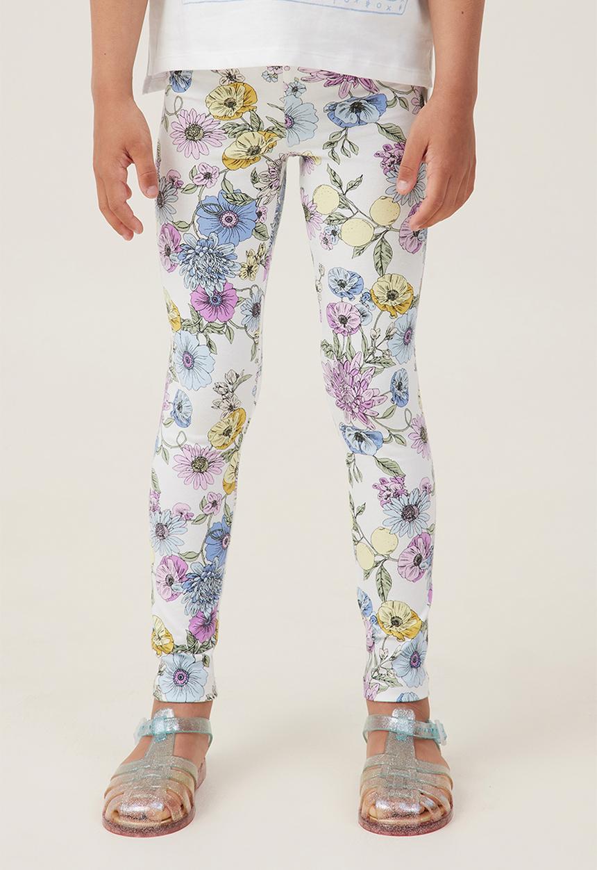 Cotton On - Huggie tights - vanilla/annie floral