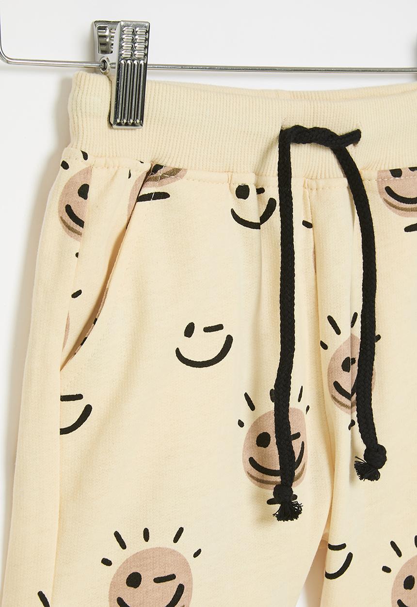 Pop Candy - Smiley shorts - beige