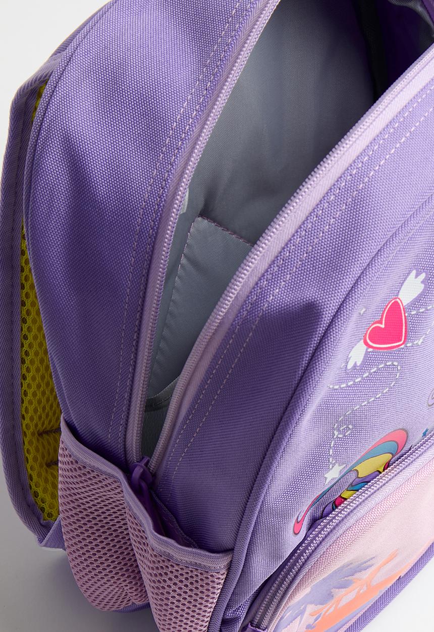 Pop Candy - unicorn print backpack - lilac 