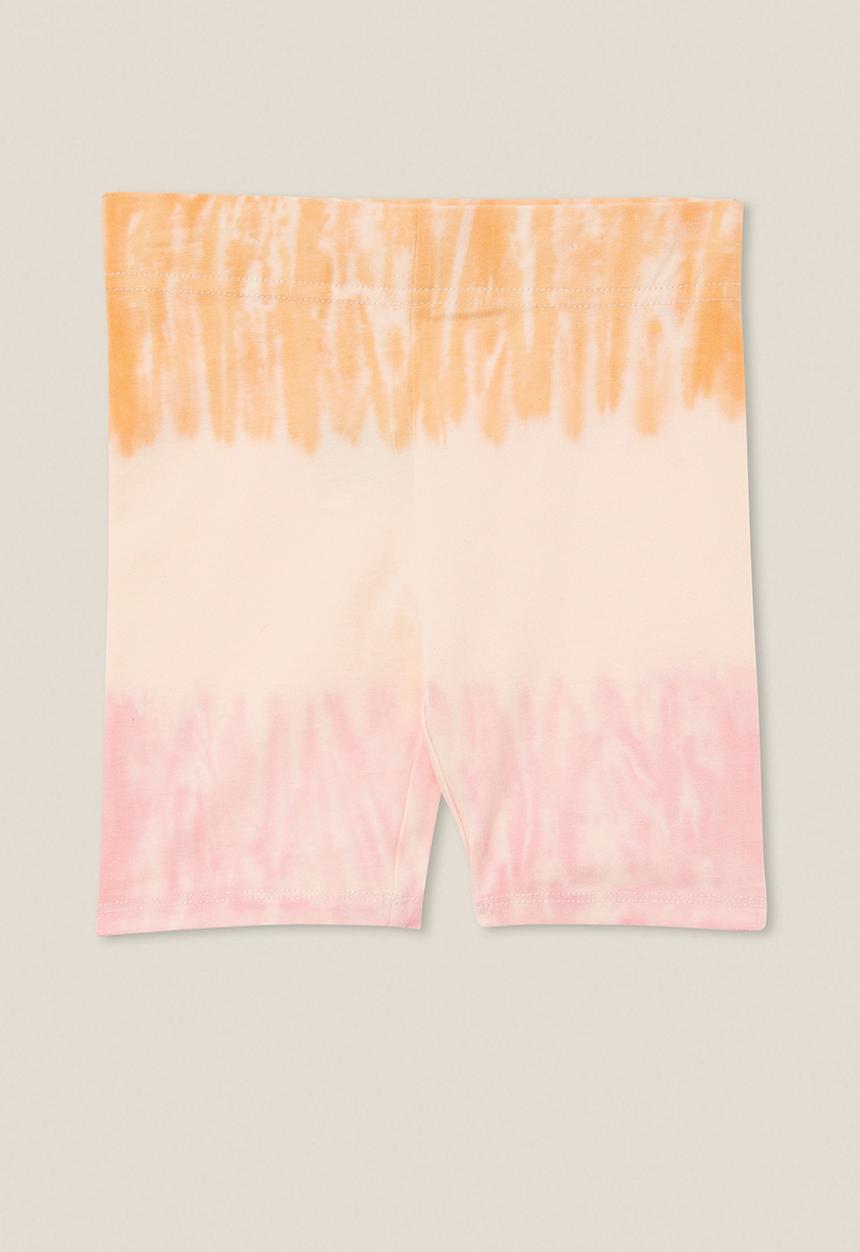 Cotton On - Hailey bike short - sunset tie dye