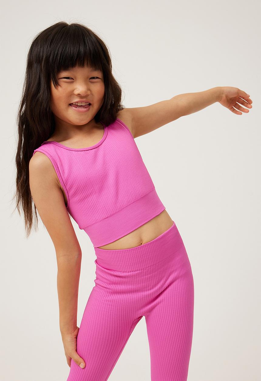 Cotton On - Imani seamfree top - raspberry pink