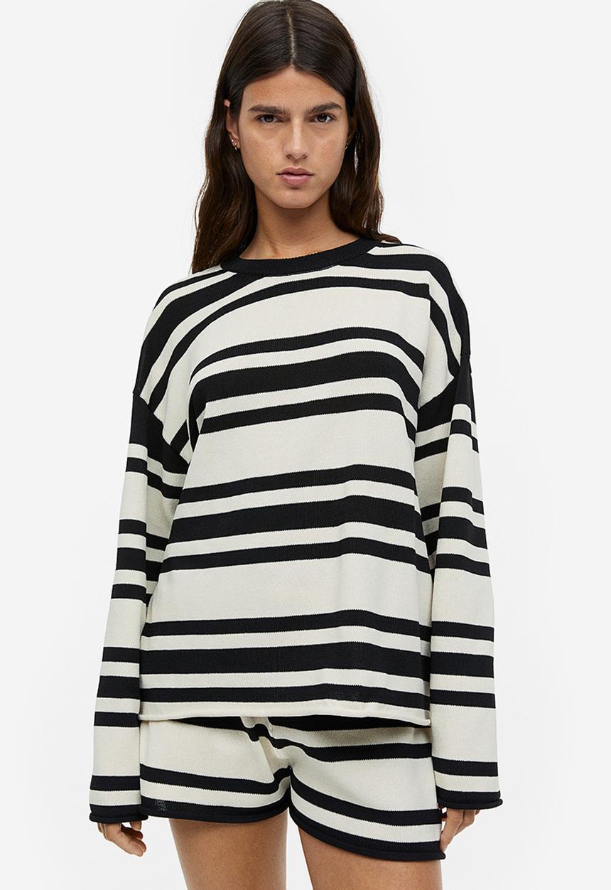 H&M - Fine-knit jumper - cream 