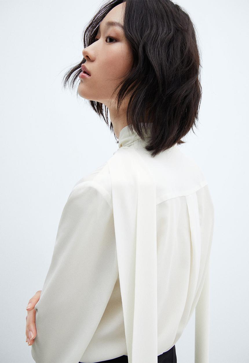 MANGO - Blouse katia - neutral