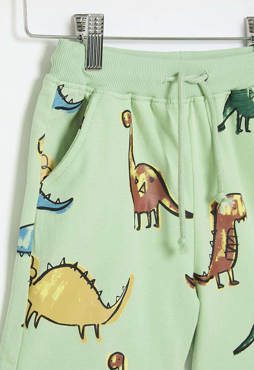 Pop Candy - Dino print shorts - green