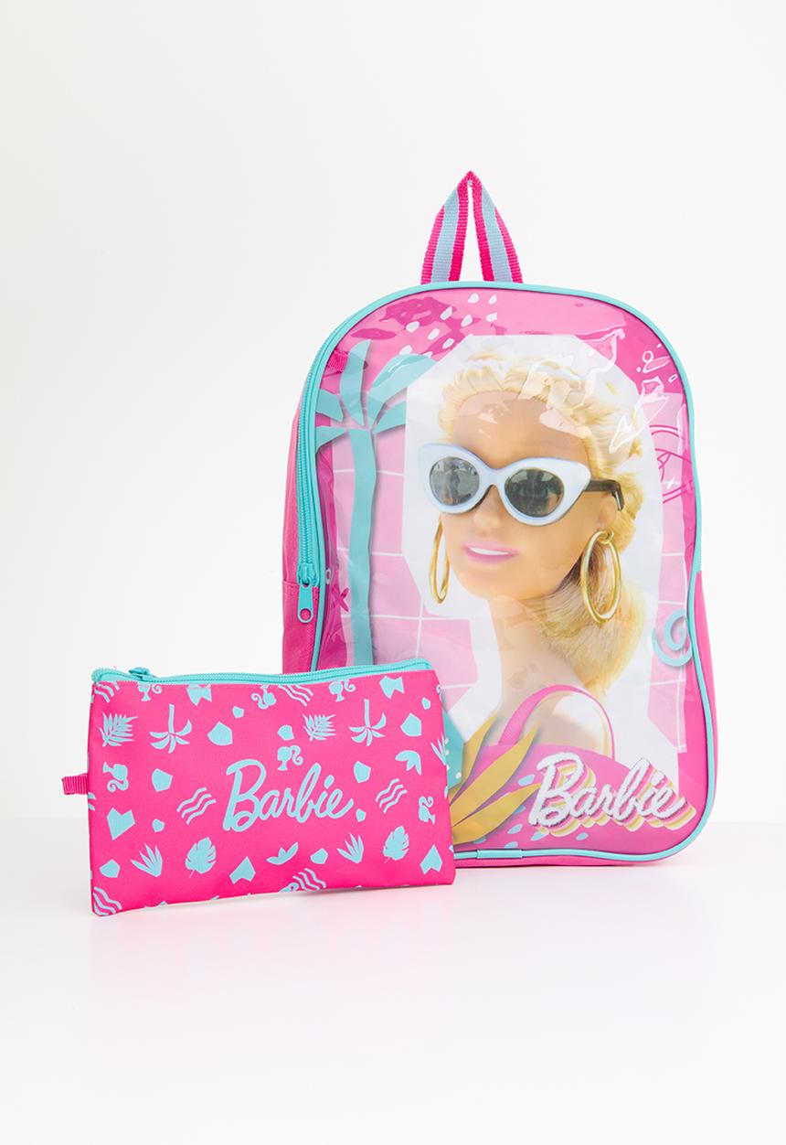 Pop Candy - Barbie swirl value backpack with pencil bag - pink