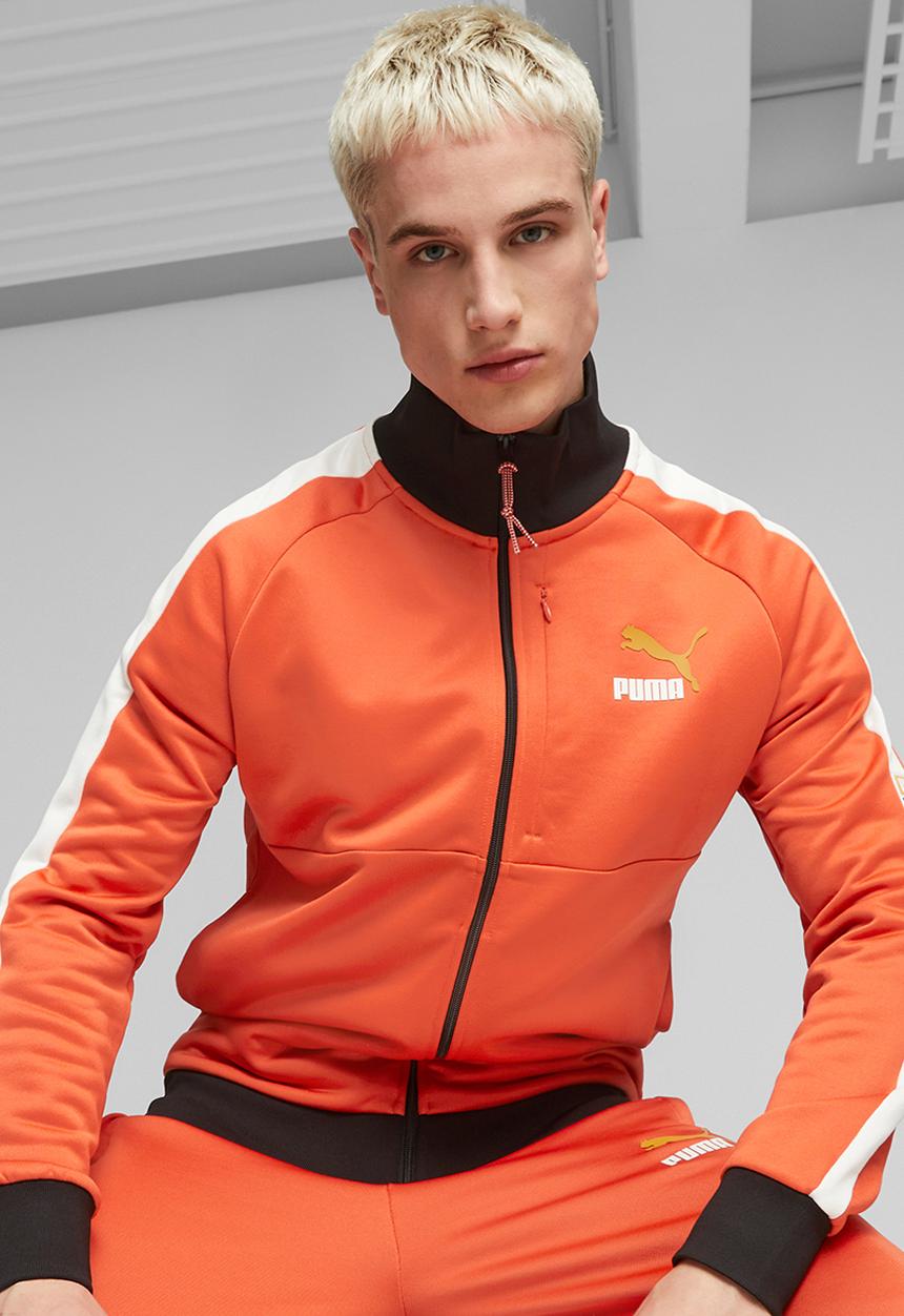 PUMA - T7 forward history track jacket pt - orange