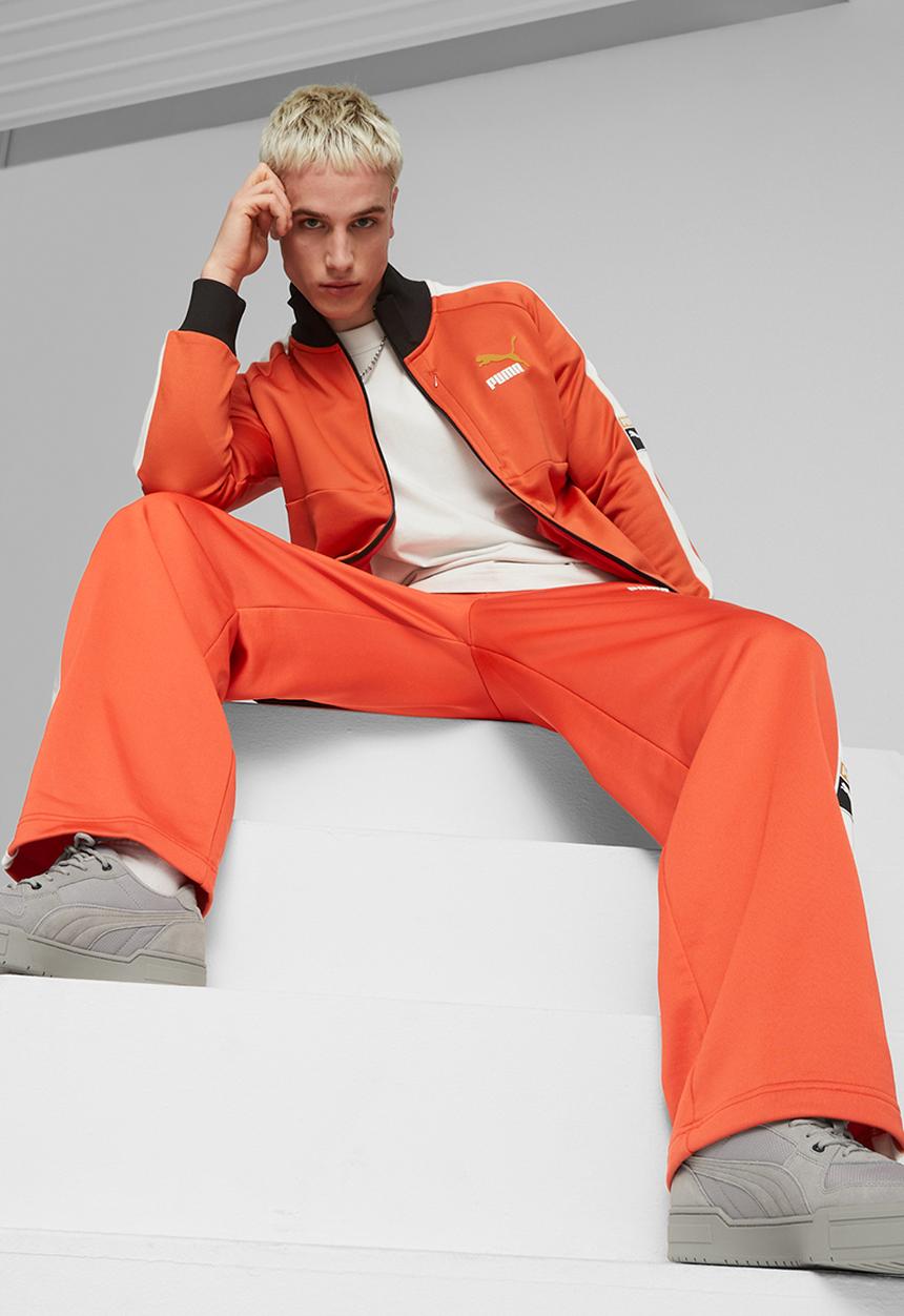 PUMA - T7 forward history track jacket pt - orange