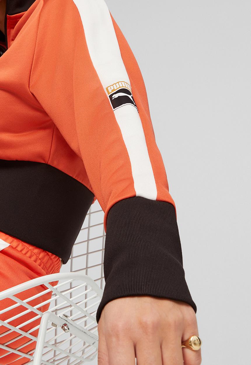PUMA - T7 forward history track jacket dk - fall foliage