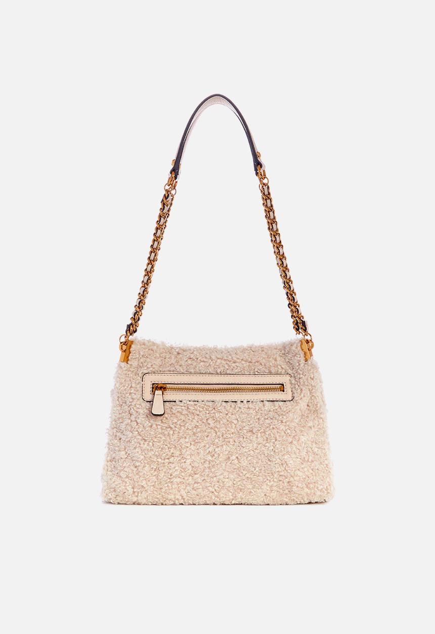 GUESS - Maranta small shoulder satchel - stone