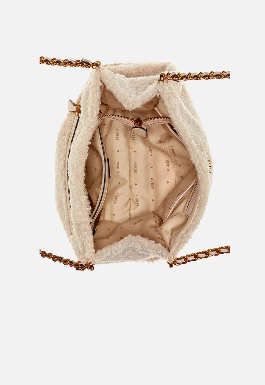 GUESS - Maranta small shoulder satchel - stone