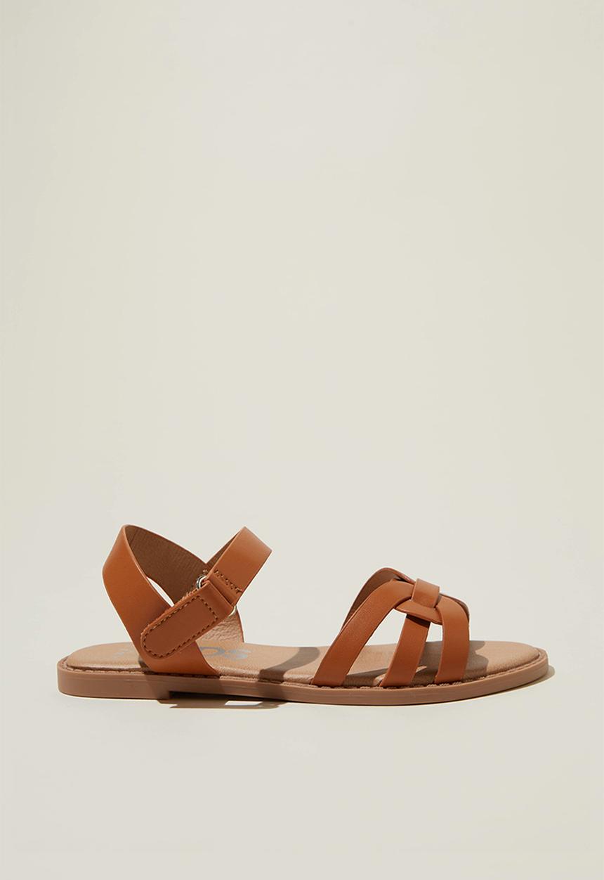 Cotton On - Georgie cross over sandal - tan