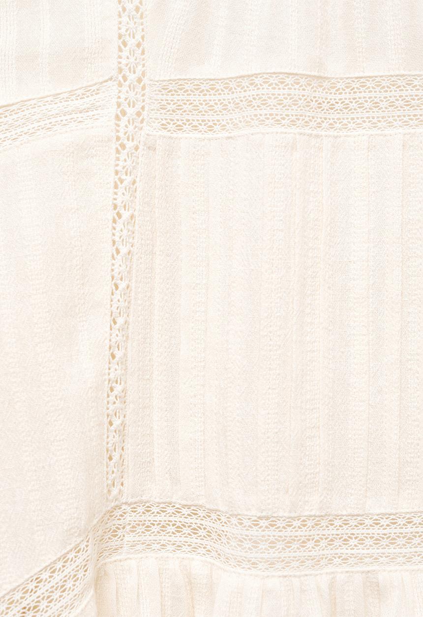 MANGO - Blouse catalina - light beige