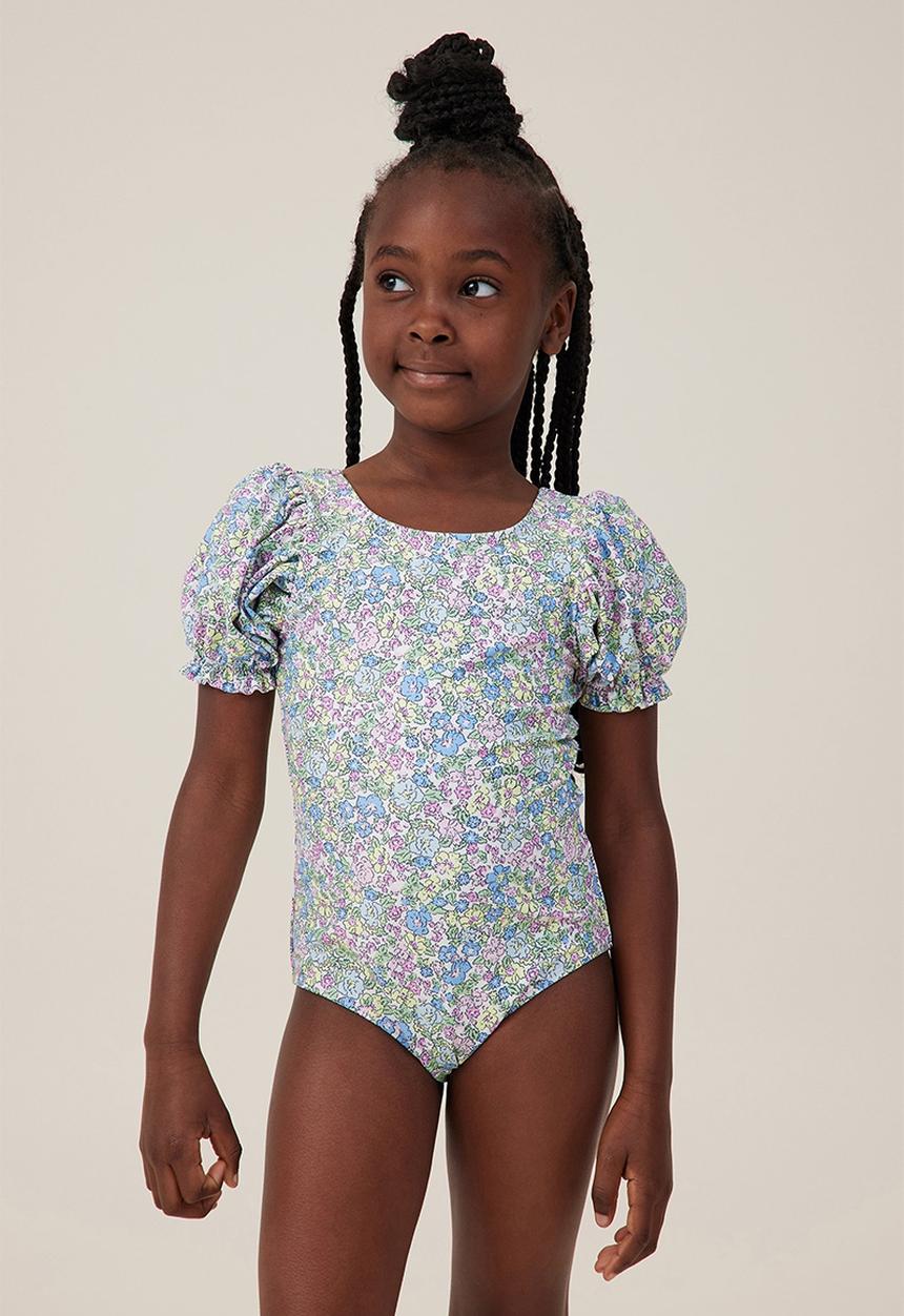 Cotton On - Puff sleeve one piece - middleton floral