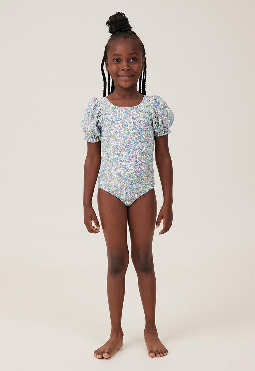 Cotton On - Puff sleeve one piece - middleton floral