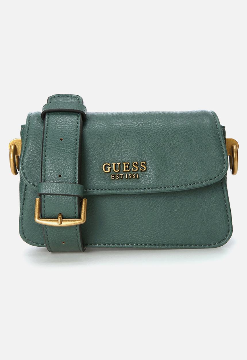 GUESS - Arja mini crossbody flap - forest