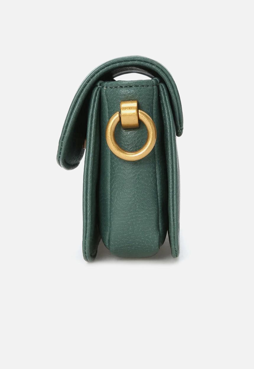 GUESS - Arja mini crossbody flap - forest