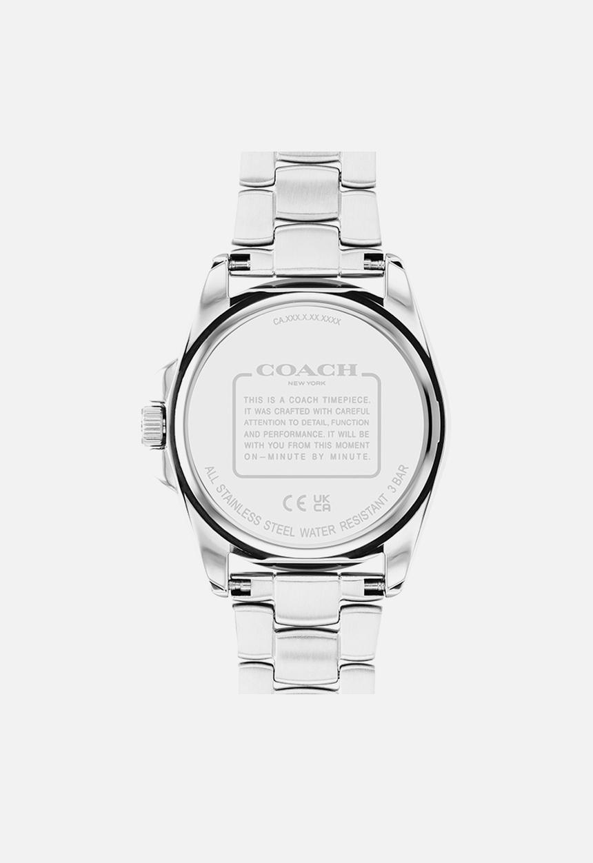 CoachDNU - Greyson - silver white dial bracelet