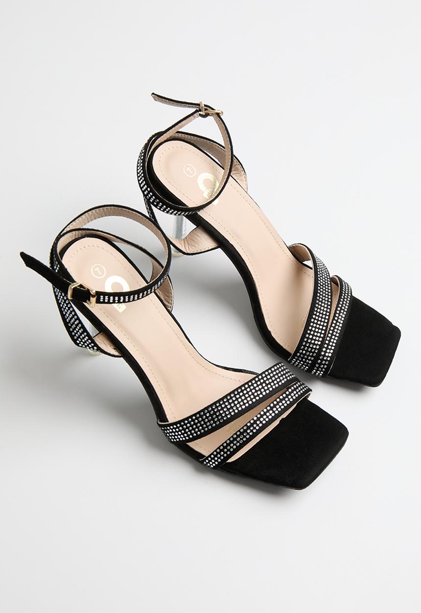 Oxford Street - Glitzy Stiletto - Black